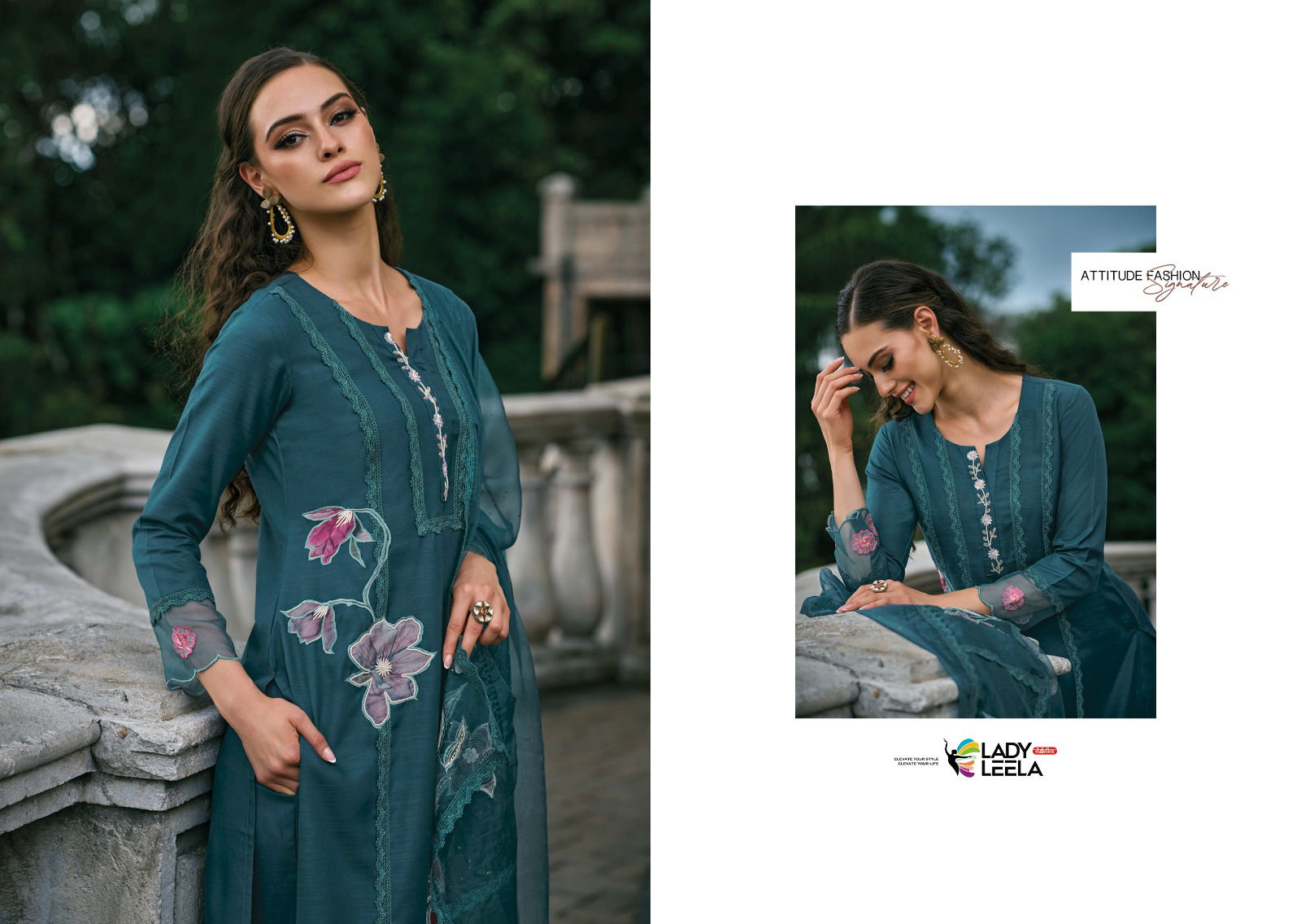 Ibadat Lady Leela Designer Readymade Suits Catalog